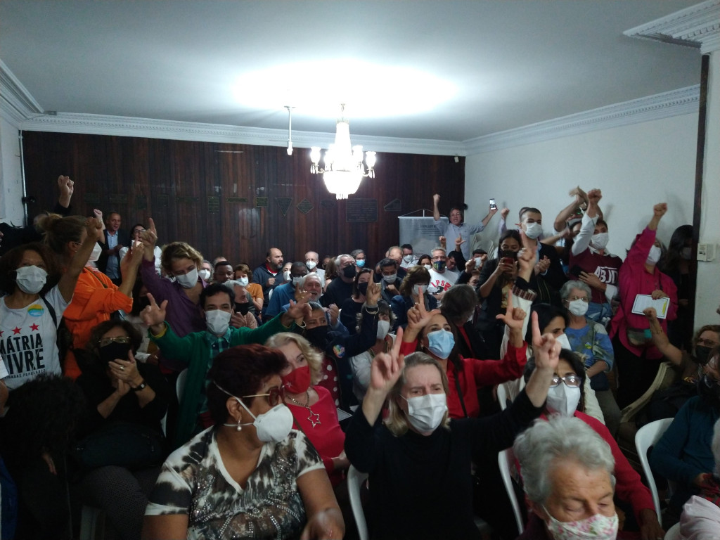 Casa do Jornalista: 'Ditadura nunca mais!', 'Estado de Direito sempre!' (Crédito das Fotos: Anderson Sousa e Lara Marques)