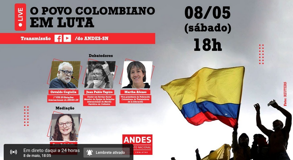 O povo colombiano em luta